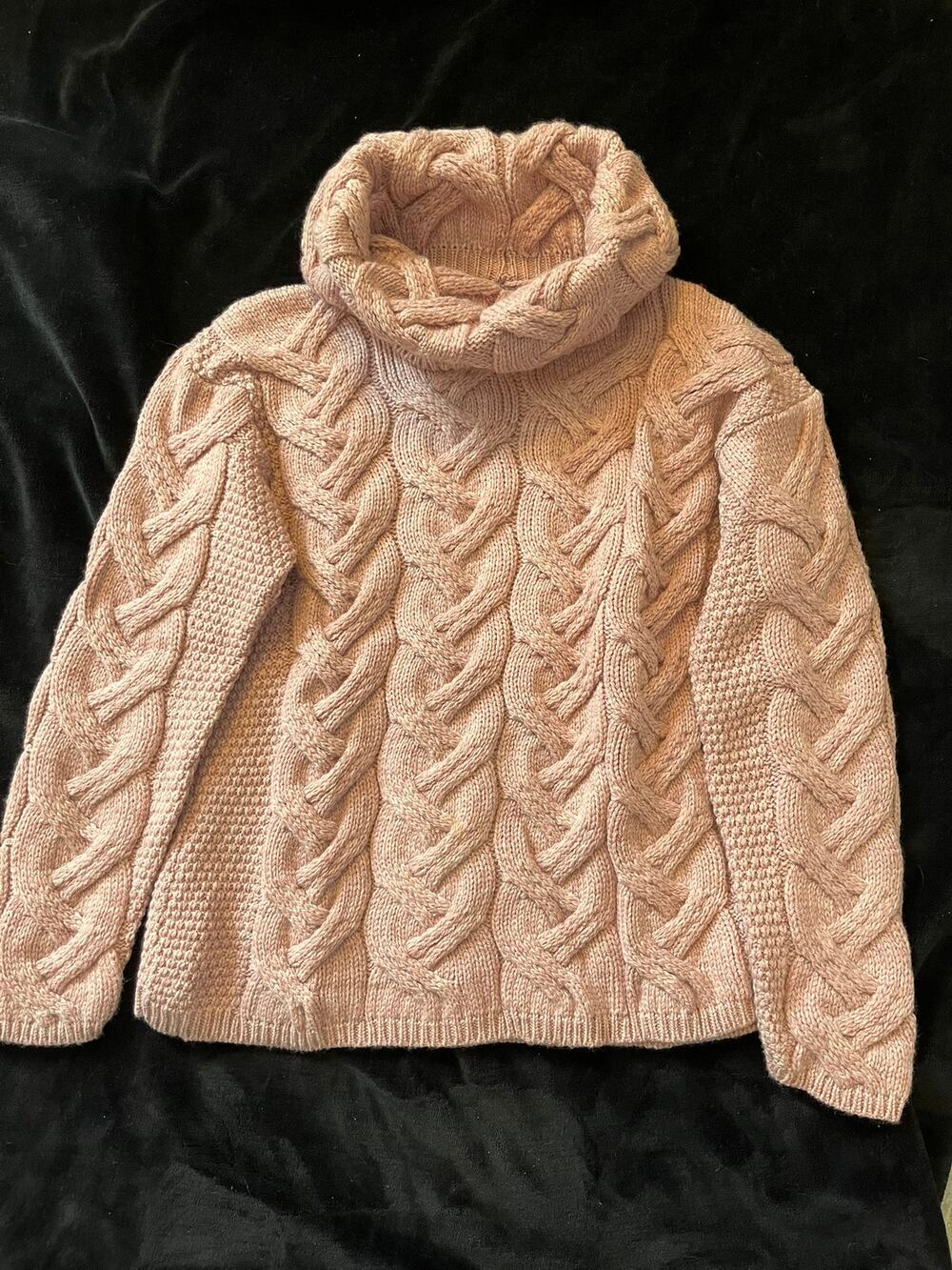 Aran Merino Wool Sweater Small